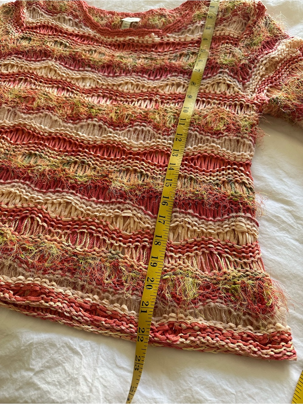 J. Jill open-knit spring sweater, size large - Picture 9 of 11
